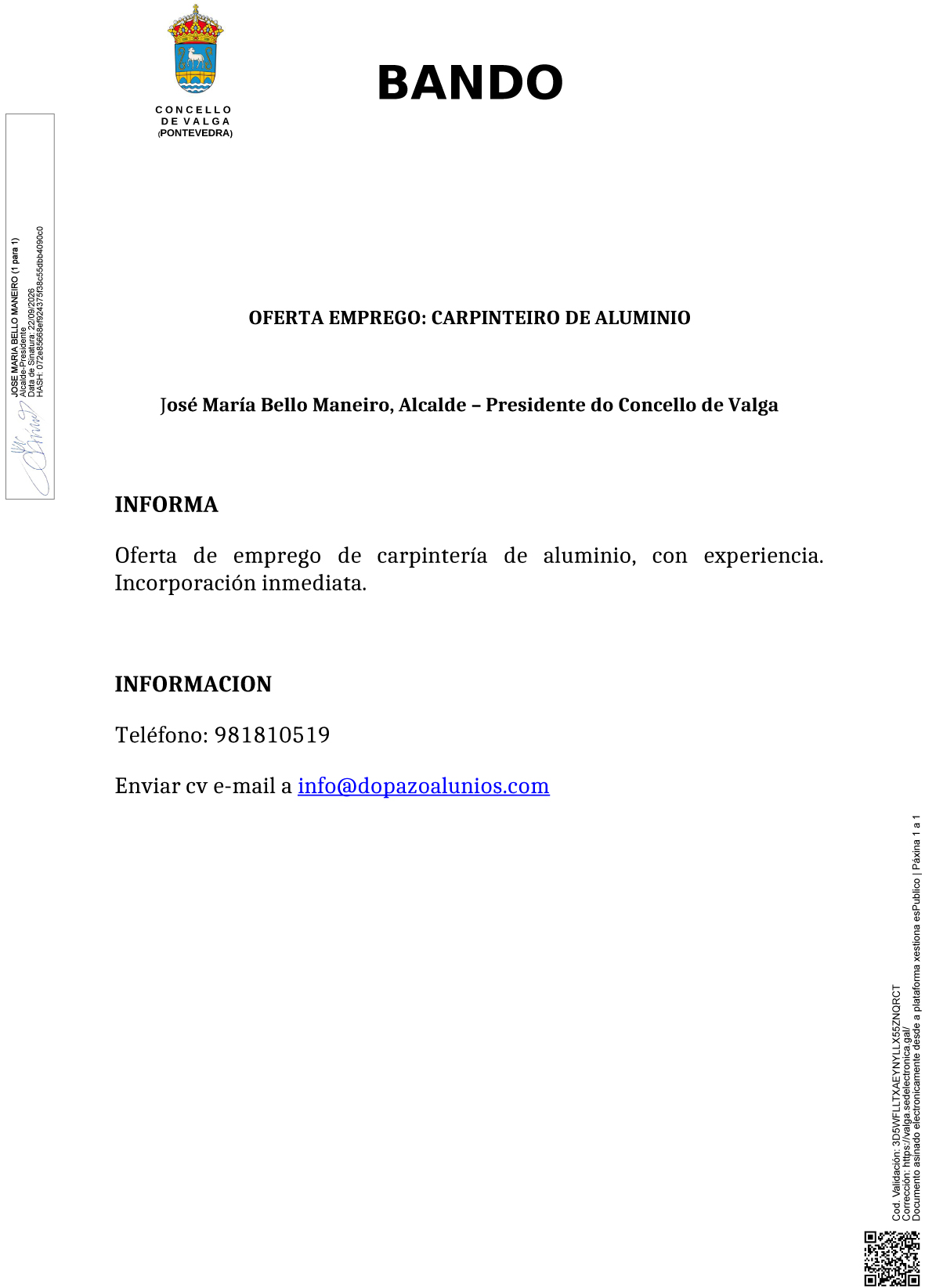 OfertaCarpinteríaAluminio