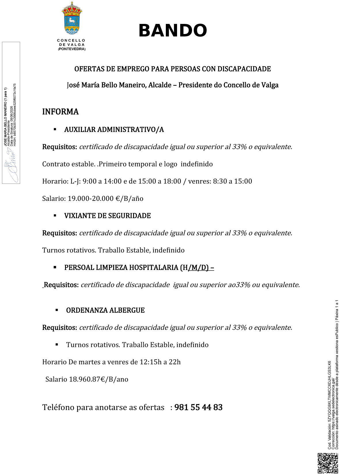 Persoas con discapacidade