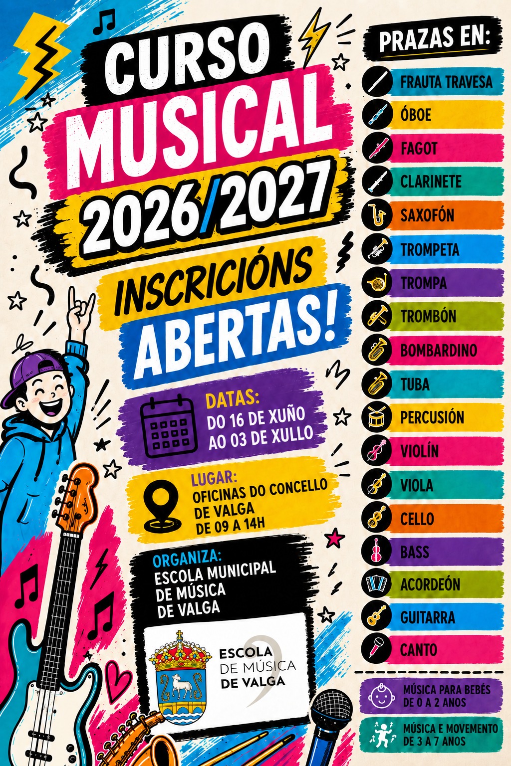 CartelEscolaMúsicaInscrición