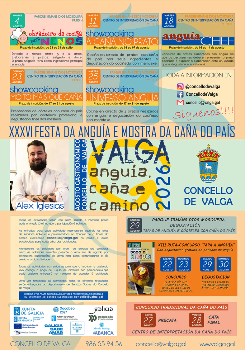 Cartel Agosto Gastronómico 2026